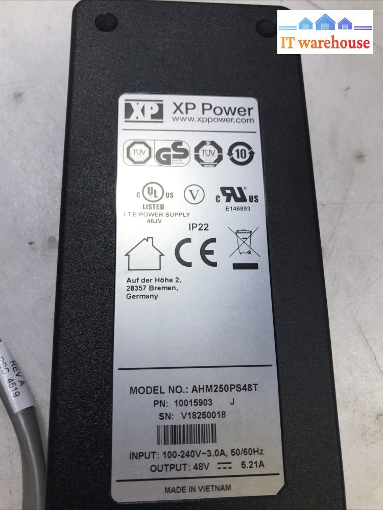 XP POWER  AHM250PS48T AC/DC Power Supply, ITE & Medical 250 W 48 V 5.21 A