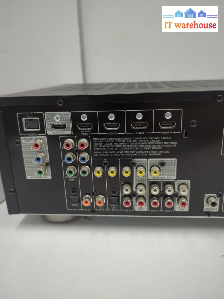 Yamaha RX-V371 A/V Natural Sound Stereo 250W Receiver (NO Remote) -