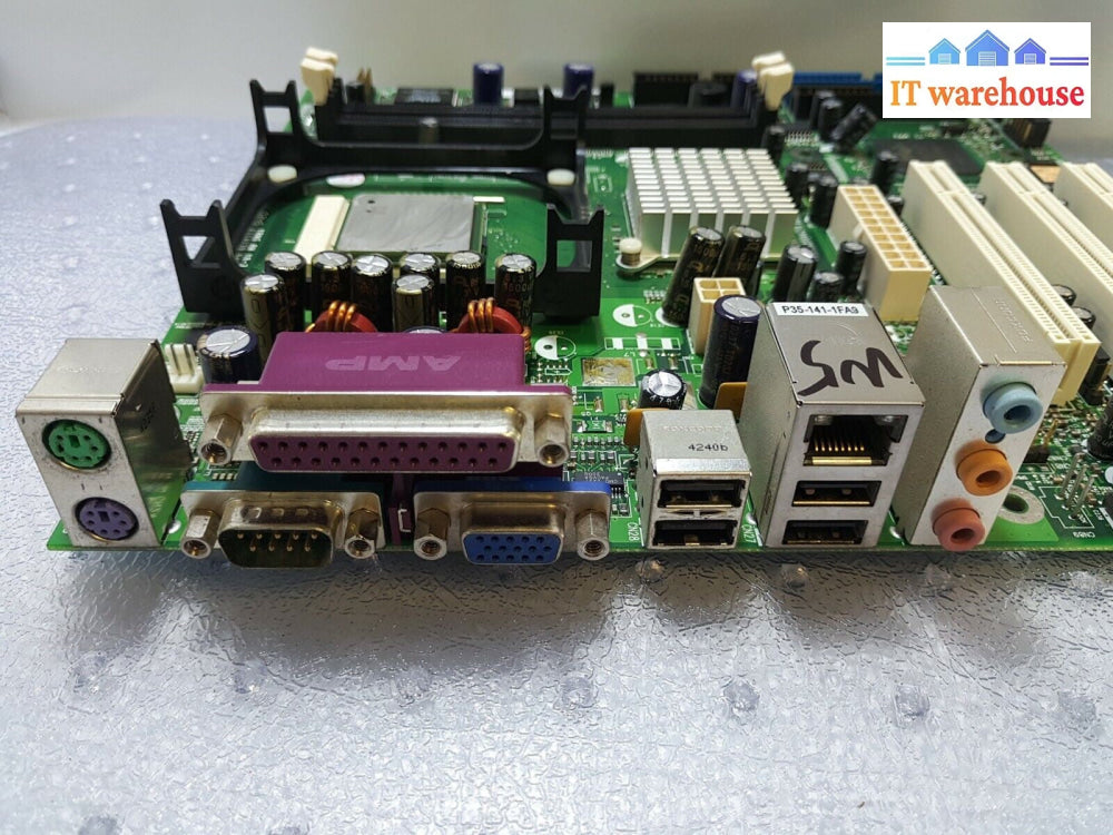 - YANG AN YA-3 E114139 Vintage P35-1141 Motherboard W /Celeron 1. 8GHz CPU