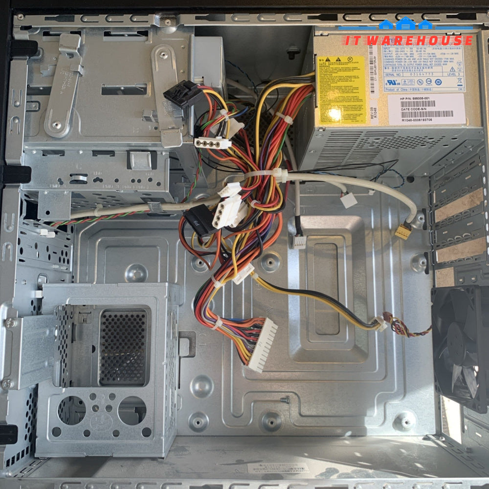 (Year 2010) Nice ~ HP Midi Tower ATX PC case with ATX 24P PSU/DVDRW/Card reader