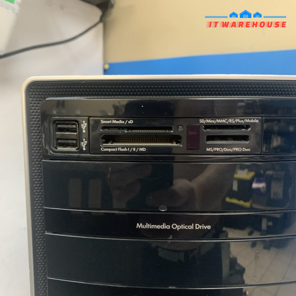 (Year 2010) Nice ~ HP Midi Tower ATX PC case with ATX 24P PSU/DVDRW/Card reader