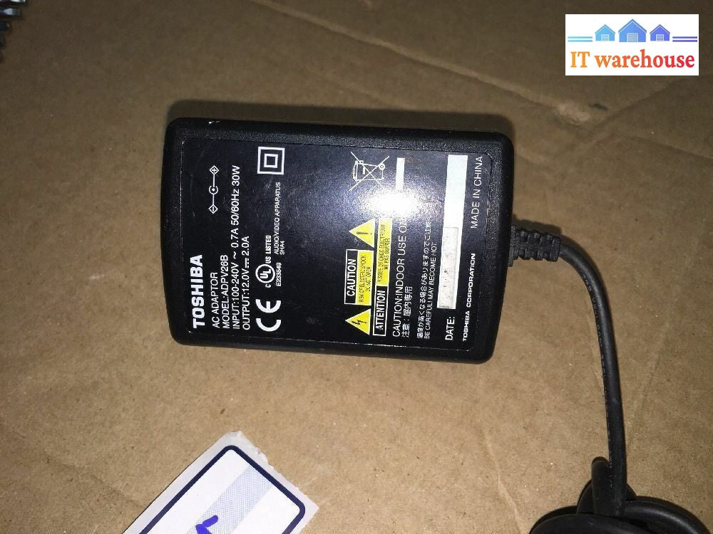 Yoshiba Adpv26b AC Adapter 12v 2.0A