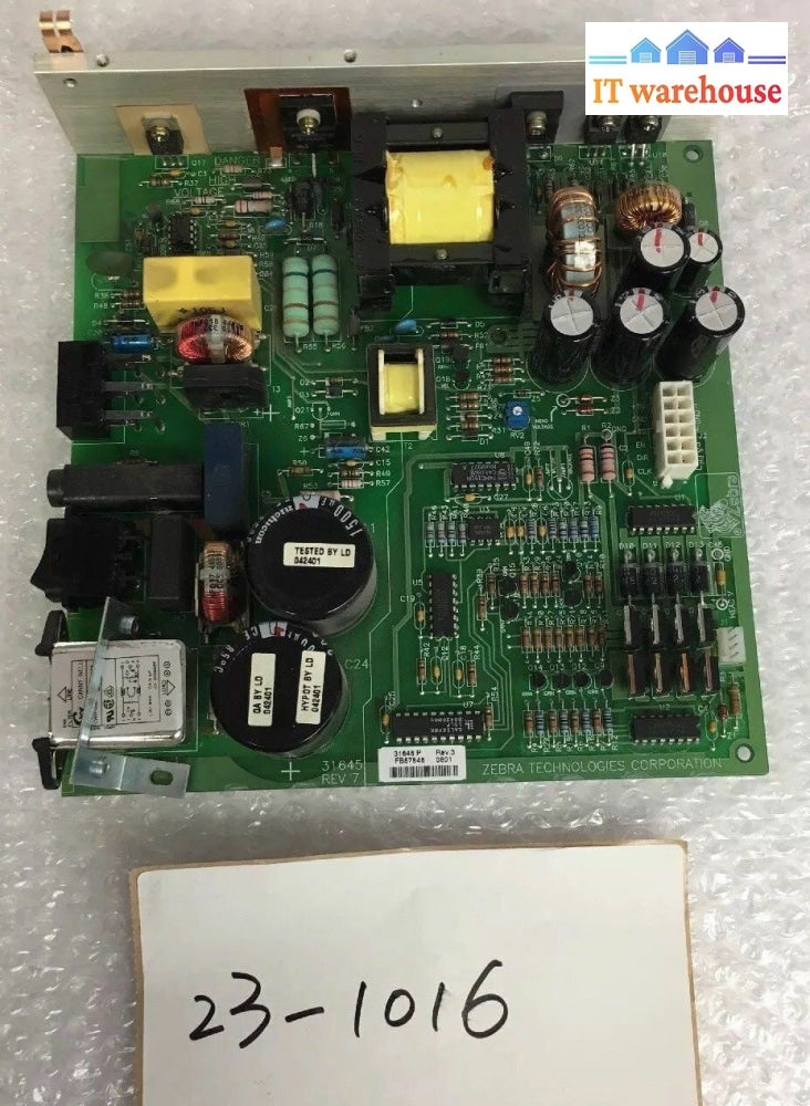 ~  Zebra 105Se Power Supply Board Thermal Label Printer 31646P /31646  OEM @@@