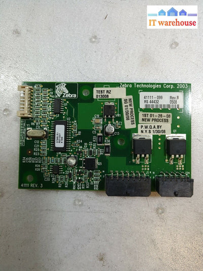 - Zebra 110XiIII Plus Thermal Label Printer Power Adapter Borad 41111-099