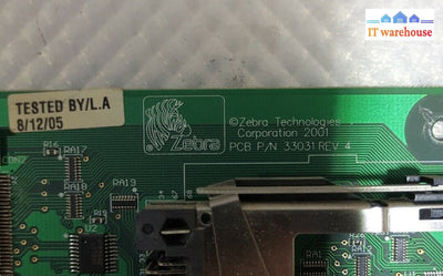 - Zebra 33031 REV.4 79078P Wireless Printing PCB Card For 105SL 110XiIIPlus 