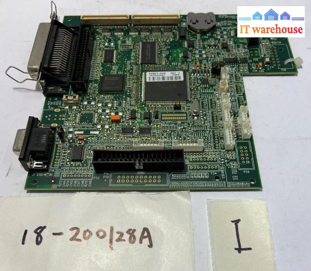~ Zebra 34901-100 Rev Y Main Logic Board for 105SL Printer  