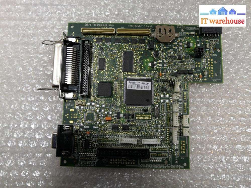 + Zebra 34901 Main Logic Board for 105SL Printer @@@