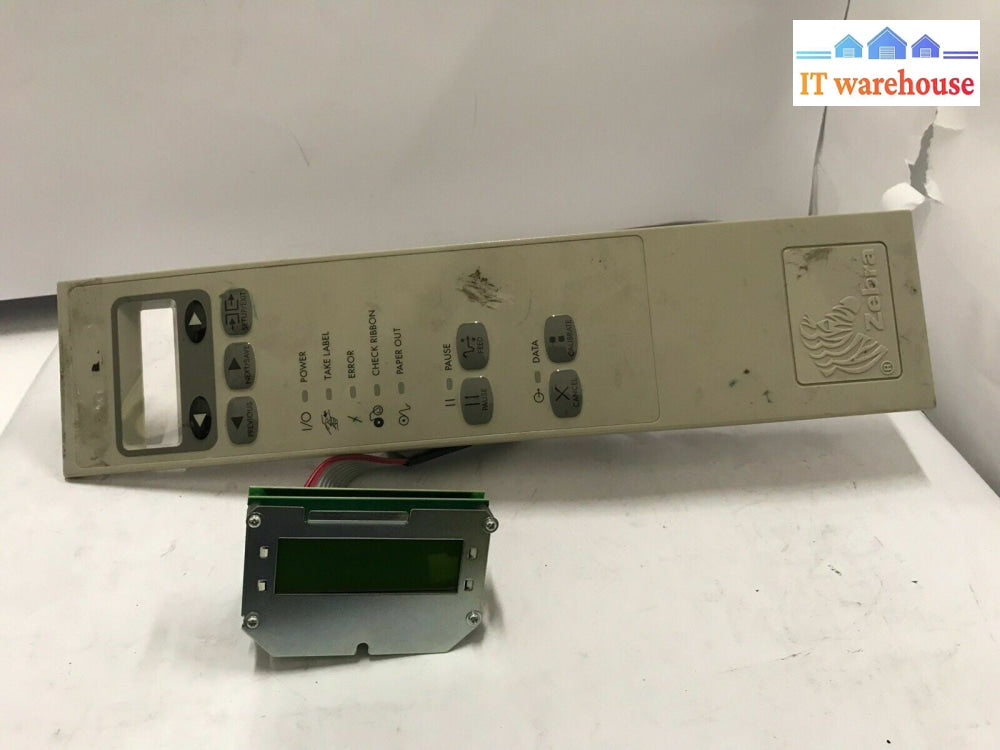 @ Zebra 37853-01 REV.F Front Panel for 140XiIII 170XiIII Thermal Label Printer