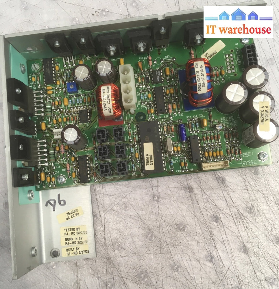 + Zebra 49791 Rev 6 Power Supply Board For 140xill/170xilll Series Printer