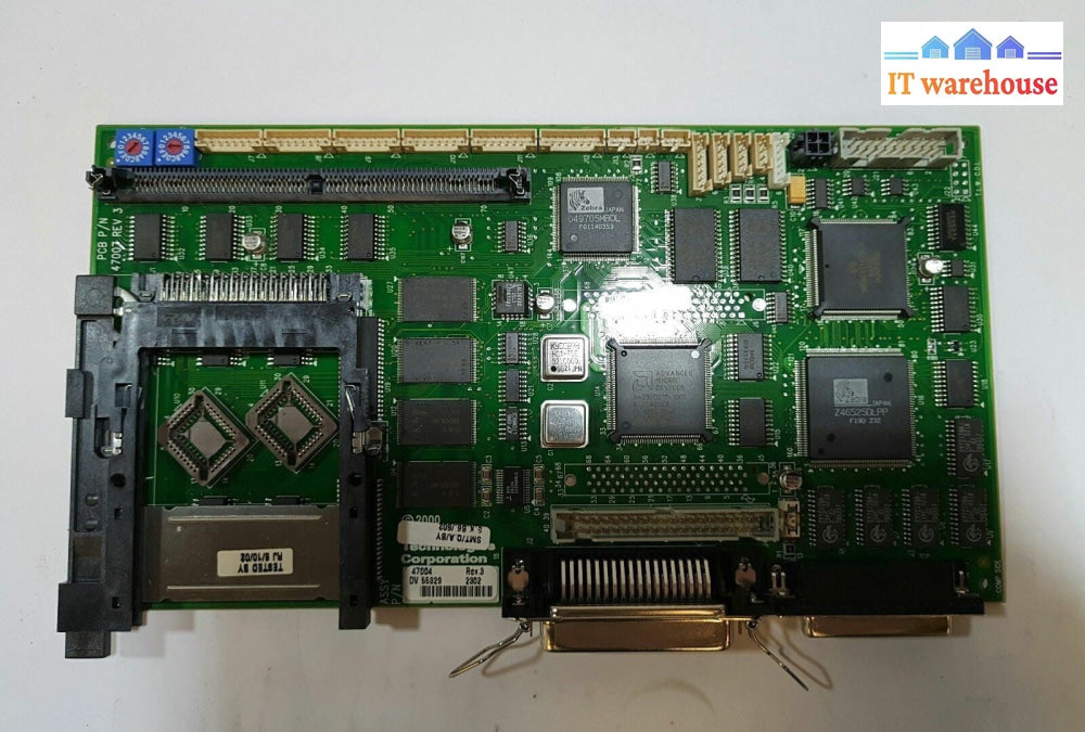 - Zebra  Bar Code Printer 47004 DV 55329 2302 Rev. 3  Main Logic Board 47007 @@@