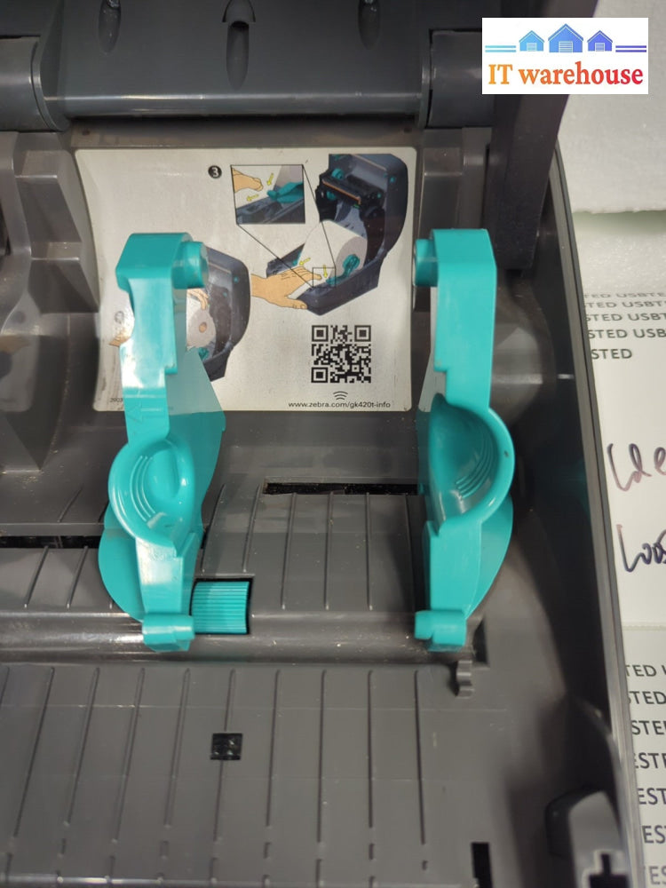 Zebra GK420T Thermal Label Printer (No AC adapter *Read*)