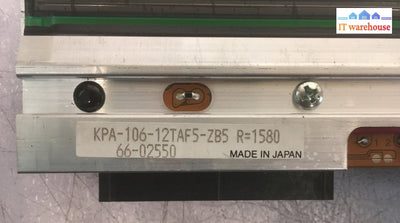+ ZEBRA KPA-106-12TAF5-ZB5 THERMAL PRINTER PRINT HEAD For Zebra 110Xi3