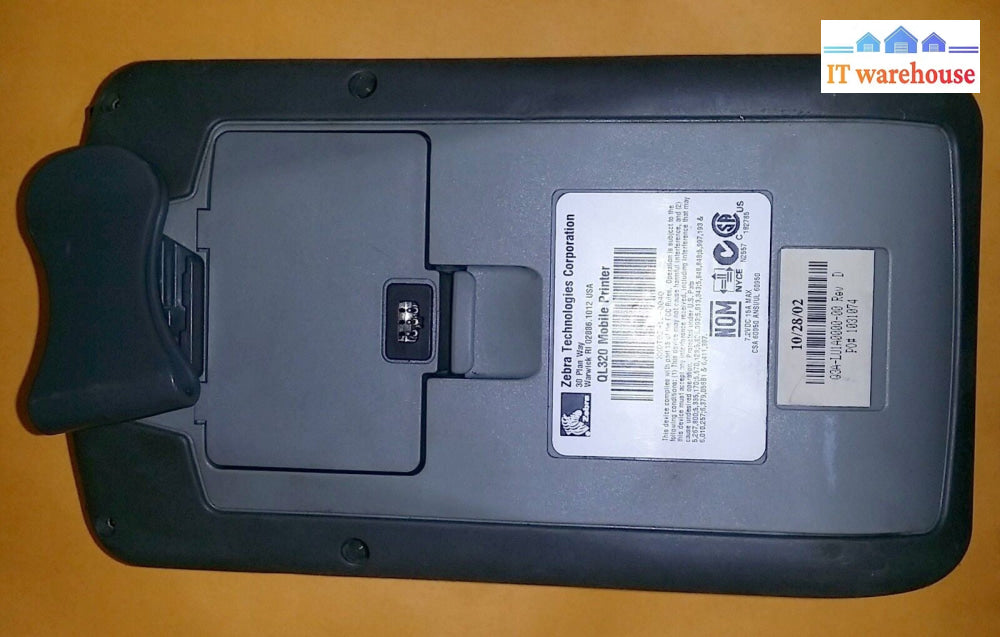 Zebra QL320 Mobile Thermal Printer Q3A-LU1A0000-00 with Battery