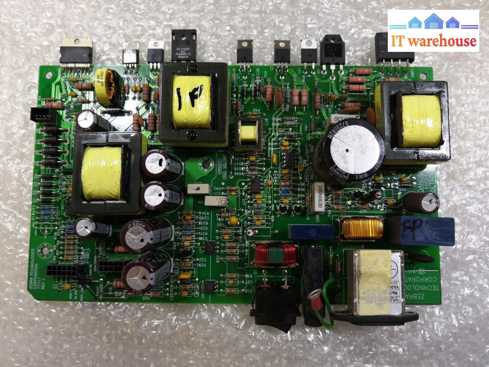 + - ZEBRA TECHNOLOGIES 77711-100 PRINTER Power Supply PCB Board @@@