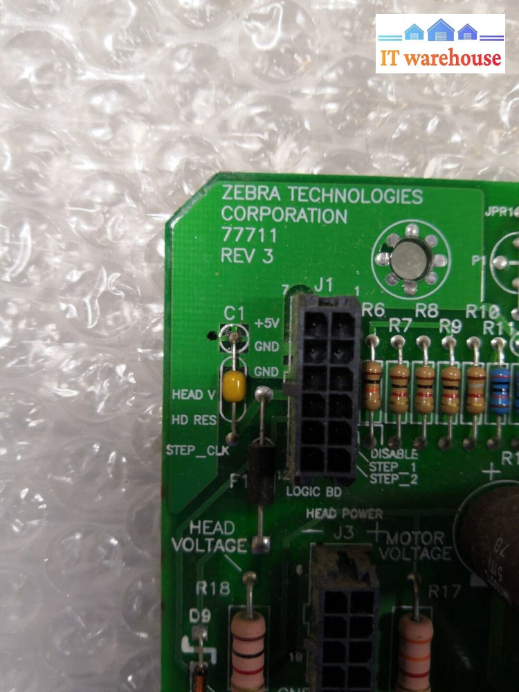 + - ZEBRA TECHNOLOGIES 77711-100 PRINTER Power Supply PCB Board @@@