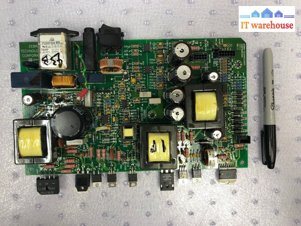 ~ZEBRA TECHNOLOGIES 77711-100 PRINTER Power Supply PCB Board @@@