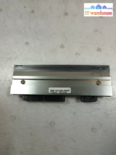 - Zebra Thermal Printhead Ssp-104-832-Am43 1706015 (Untested As Is)