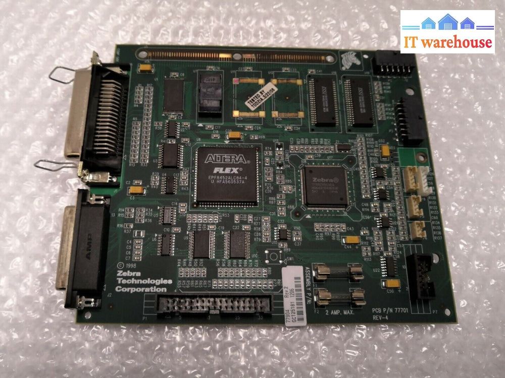 + Zebra Z4M Z4M Plus Z6M Main Logic Board 77904 77701 - Working Pull