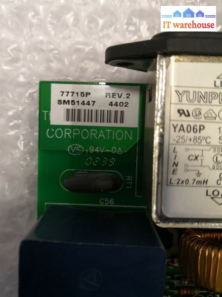 + Zebra Z6M 4Zm Main Lvps Power Supply Board 77711 / 77715P - Working Pull
