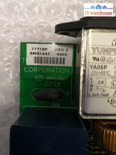+ Zebra Z6M 4ZM Main LVPS Power Supply Board 77711 / 77715P - Working Pull