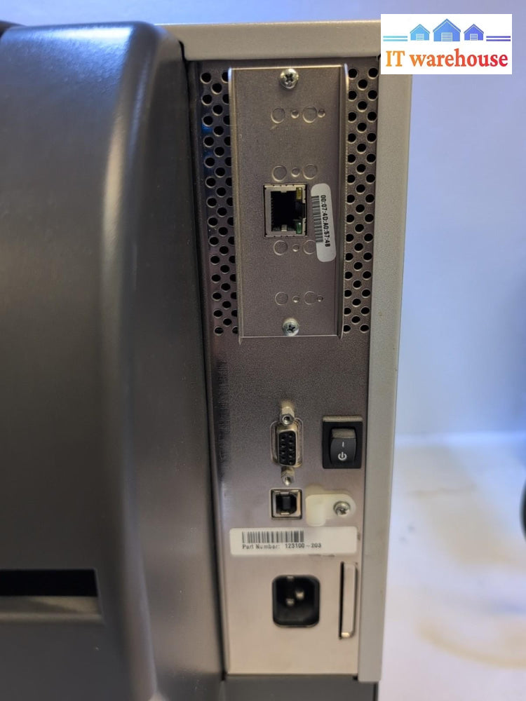 Zebra ZT230 203 DPI Thermal Label Printer (Ethernet/USB) 123100-203 TESTED -