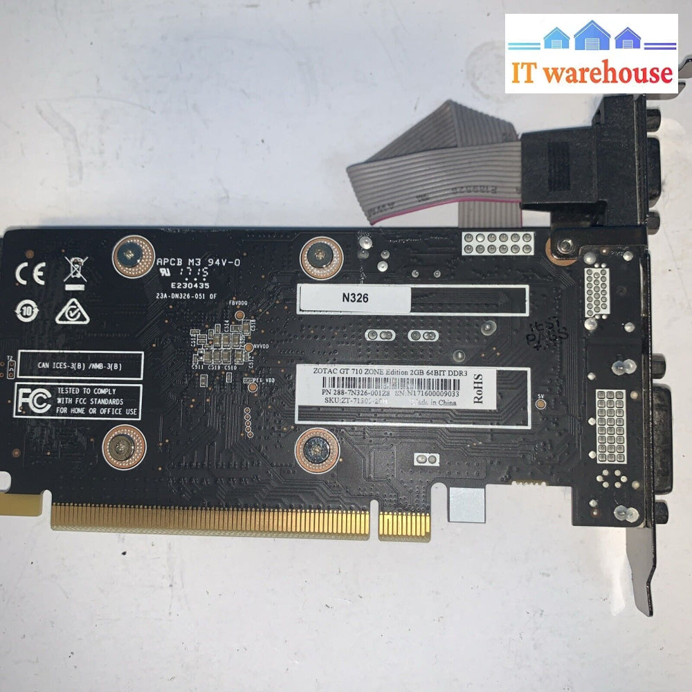 ZOTAC GeForce GT 710 2GB video Graphics Card