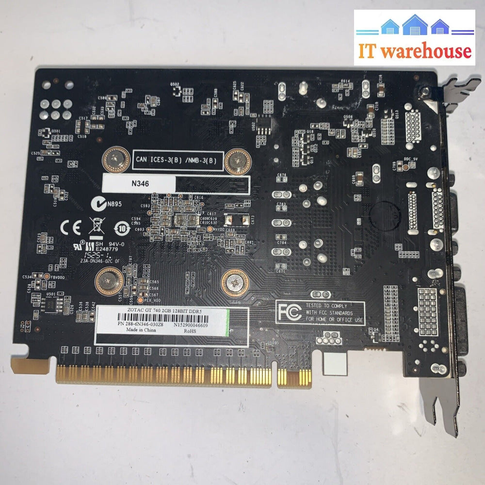 ZOTAC GeForce GT 740 2GB Graphics Card
