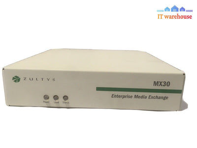 + Zultys Enterprise Media Exchange Mx30 Pn 89-00030 11C41 004321 W/ Ac