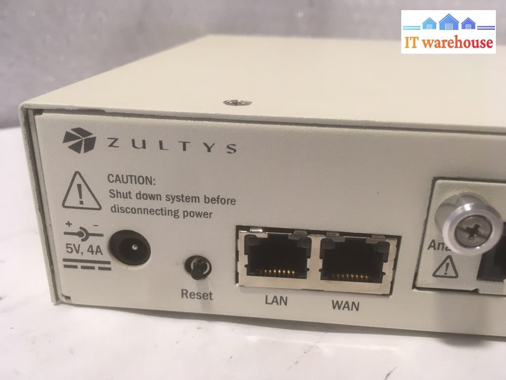 + Zultys Enterprise Media Exchange MX30 PN 89-00030 11C41 004321 W/ AC